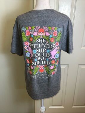SIMPLY SOUTHERN Floral Graphic Tee